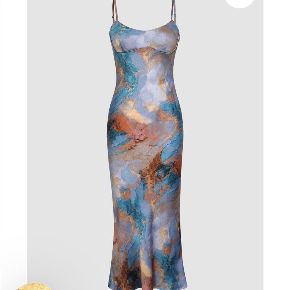 Small midi abstract dress